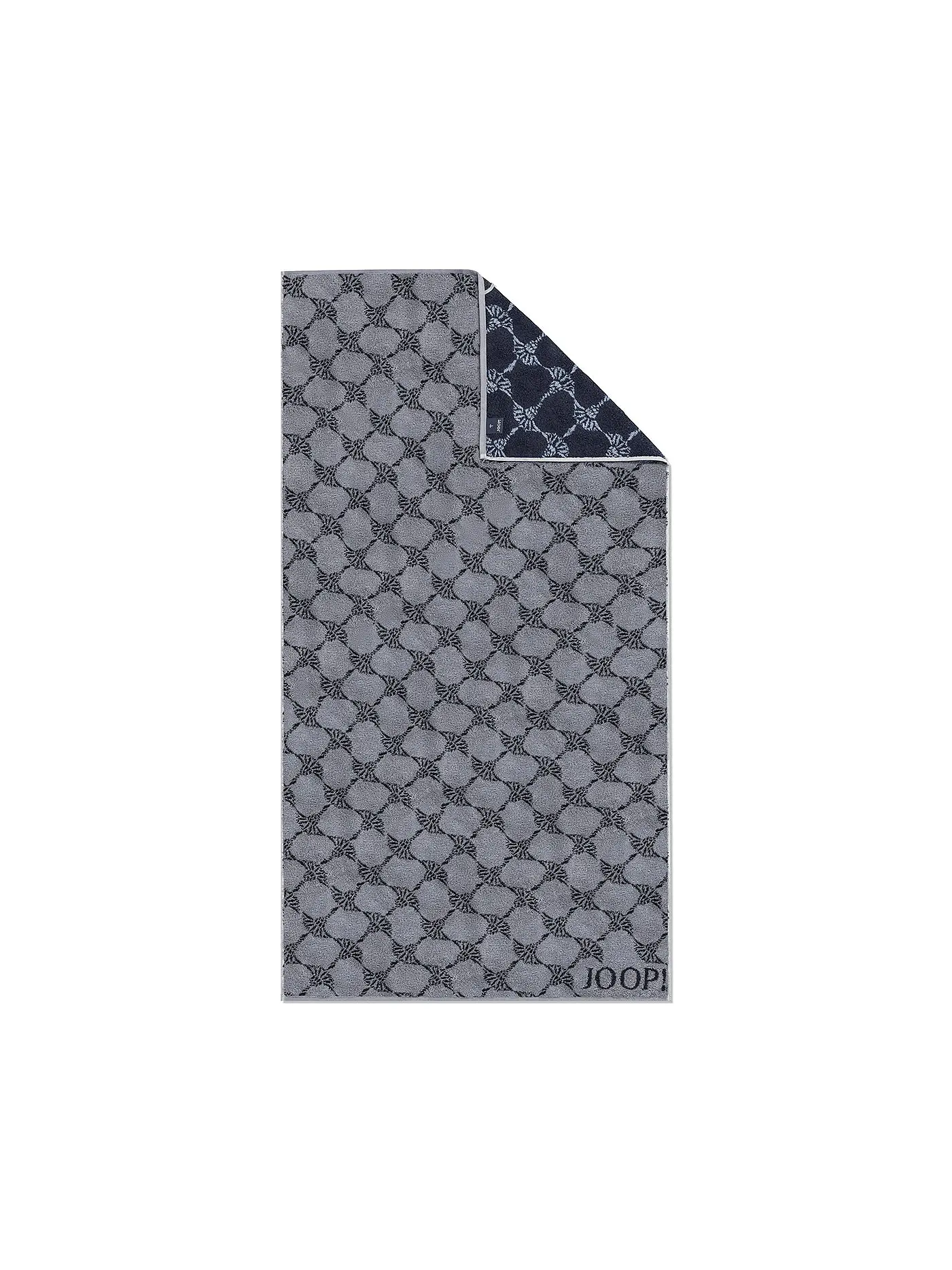 JOOP | Handtuch "Cornflower" 80x150cm (graphit) | hellblau
